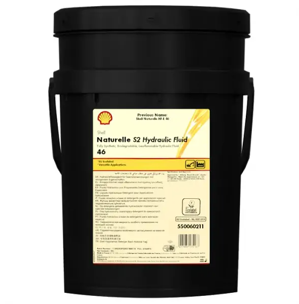 Shell Naturelle S2 Hydraulic Fluid 46 Synthetic